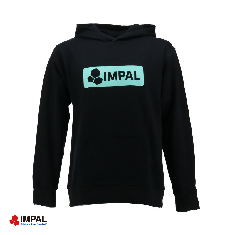 ハンドボール パーカー / スウェットフーディー ユニセックス NEWベーシックロゴ / IMFP-001S BLK.MNT