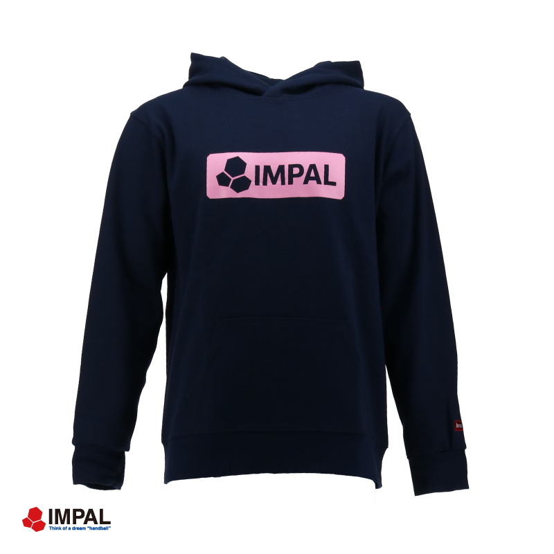 ハンドボール パーカー / スウェットフーディー ユニセックス NEWベーシックロゴ / IMFP-001S NVY.PNK