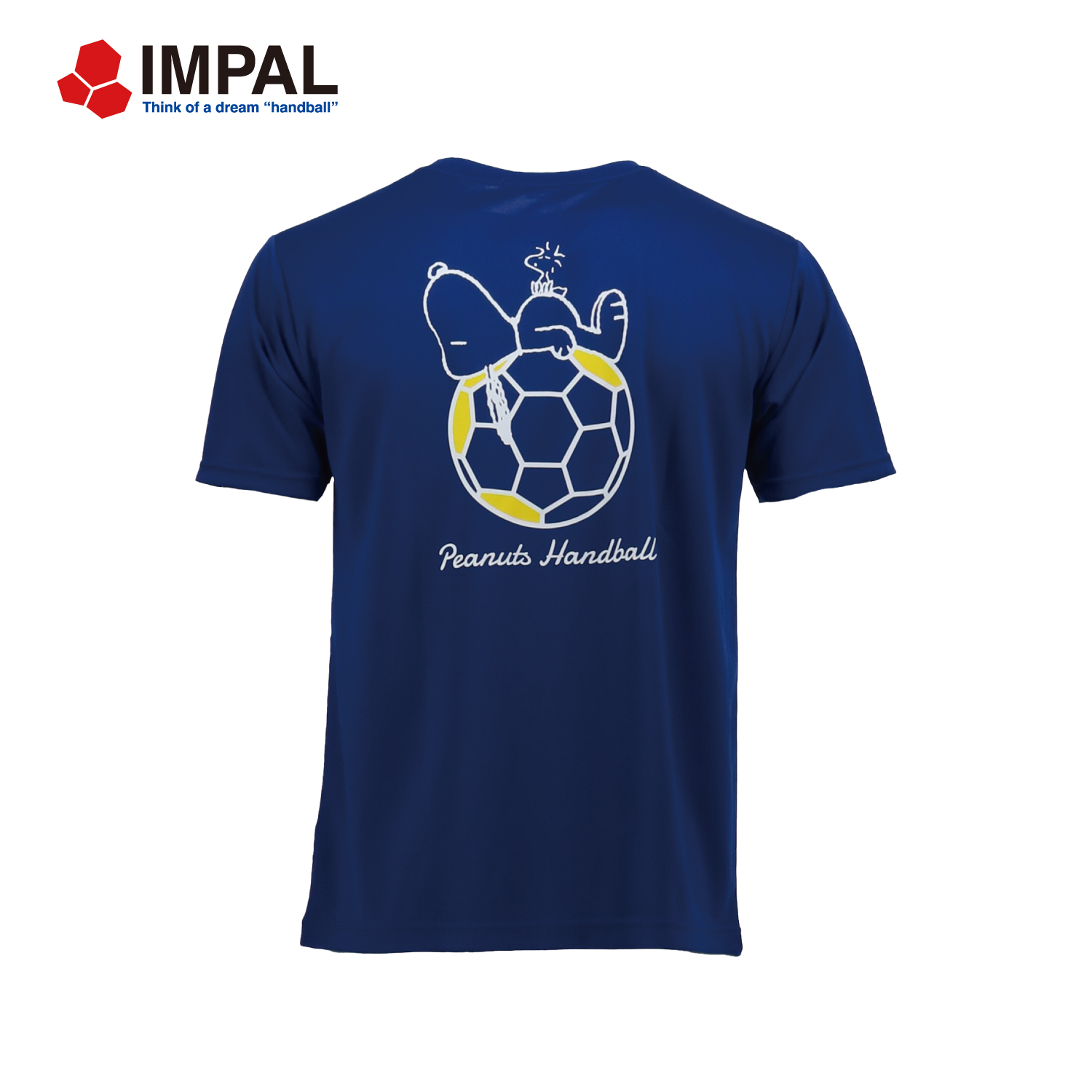 <NEW>スヌーピー 新作 ハンドボール Tシャツ ユニセックス ロイヤル /IMSNPT-2503