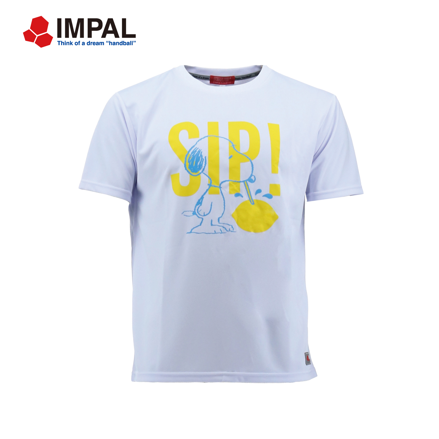 <NEW>スヌーピー 新作 ハンドボール Tシャツ ユニセックス ホワイト /IMSNPT-2504