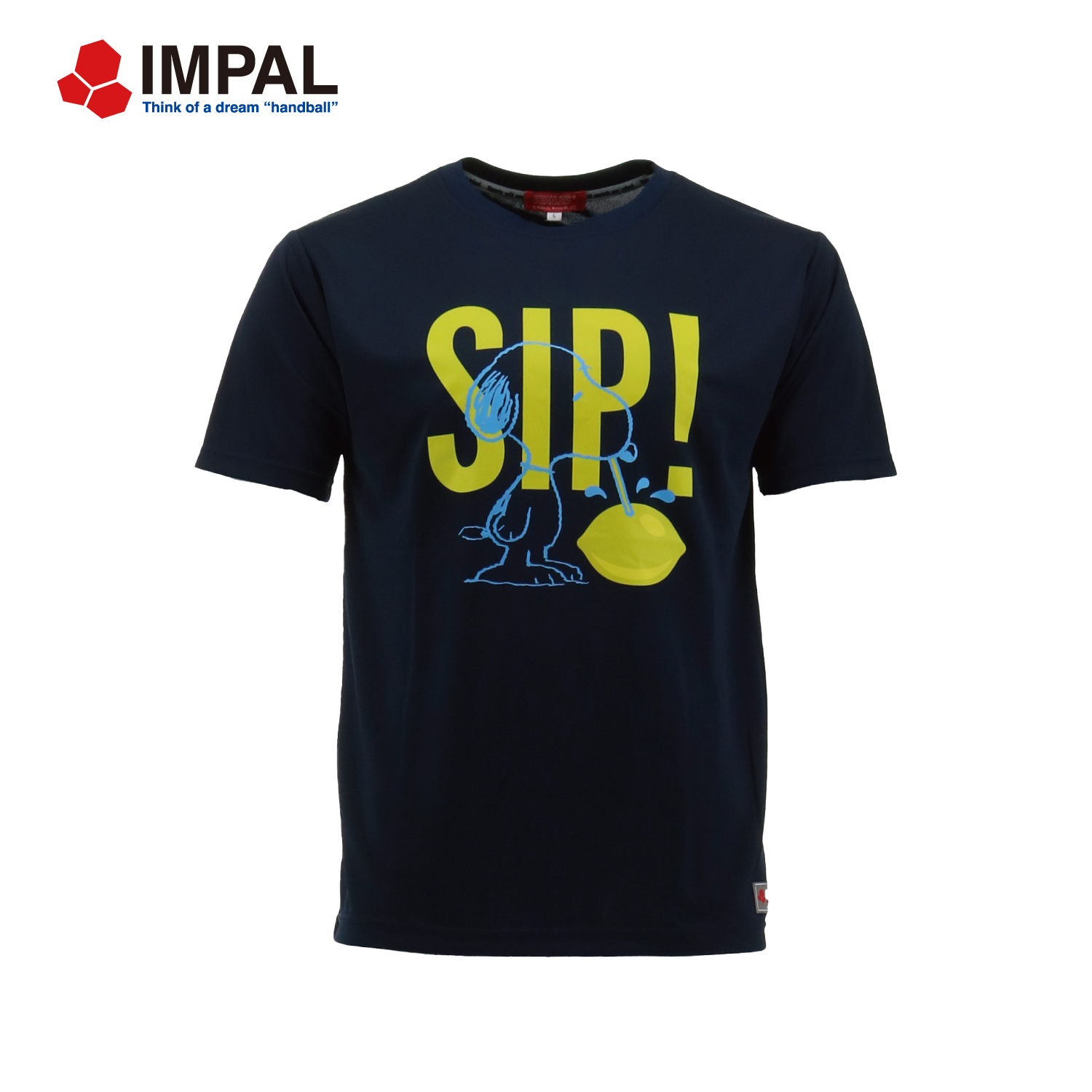 <NEW>スヌーピー 新作 ハンドボール Tシャツ ユニセックス ネイビー /IMSNPT-2504