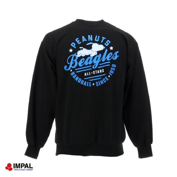 <NEW> スヌーピー 新作 スウェット ユニセックス ブラック /IMSNST-4501