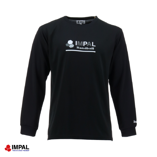 <NEW> ハンドボール 新作 ロングTシャツ ユニセックス ブラック / IMLT-3502